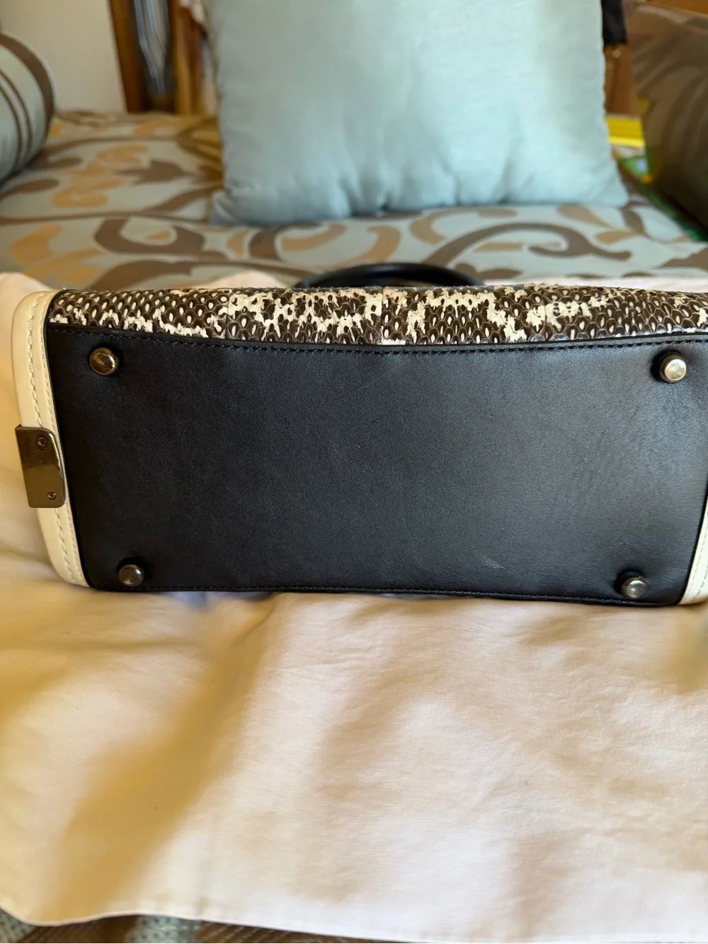 Coach Snakeskin Swagger 27 Bag 2016